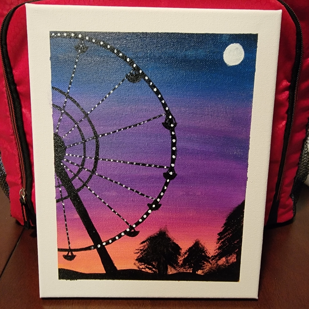 Acrylic paint on canvas
